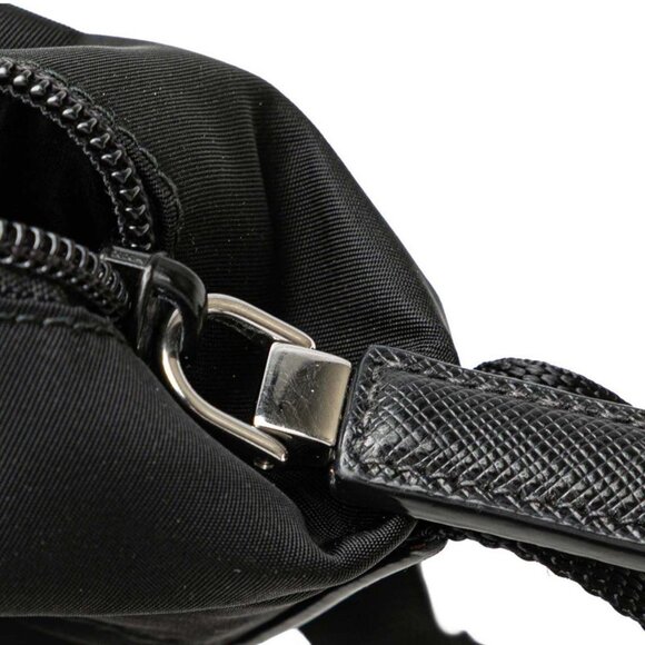 PRADA Black Leather Shoulder Bag - Picture 5 of 10